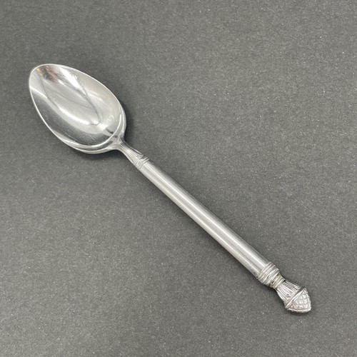 Royal Royale Pine Stainless Flatware Japan Pinecone Set of 2 Teaspoons 6.25 in - Picture 5 of 7