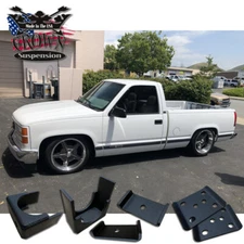 1988-1998 Chevy Chevrolet Silverado C1500 C/K 6" Drop Axle Flip Kit Lowering Kit