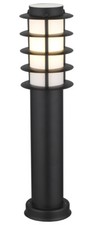 LED BLACK Bollard Garden Lamp Post Stainless Steel Outdoor Pathway Light ZLC309