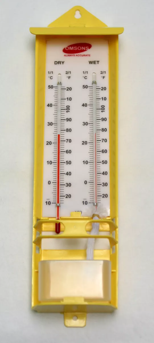 PSYCHROMETER WET DRY BULB HYGROMETER