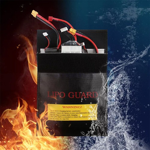 NEW Li-Po Lipo Battery Safe Guard Bag Fireproof Explosionproof Charge&Storage - Picture 3 of 15