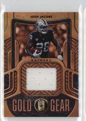 2022 Panini Gold Standard Gold Gear 150/299 Josh Jacobs #GG-JJA 6o3