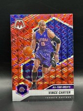 2020-21 Panini Mosaic - All-Time Greats Vince Carter #290 Reactive Red Prizm