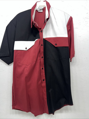 New Men s Cowboy Threads Multiple Color Short Sleeve Button Up Small B-44