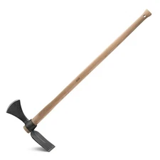 Cutter Mattock Digging Tool 42” Garden Hoe and Hand Pick Axe Splitting Hatchet