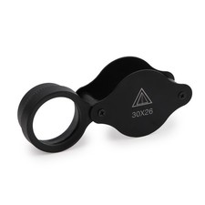 Loupe Glass Lens 30X Magnifier Pocket Folding Magnifying for Hobby Crafts Hom...
