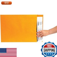 BOX USA Jumbo Envelopes 16" x 20" Kraft Case of 100