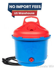 Heated Poultry Waterer 3 Gallon Chicken Drinker w/ Heater Winter -20 F