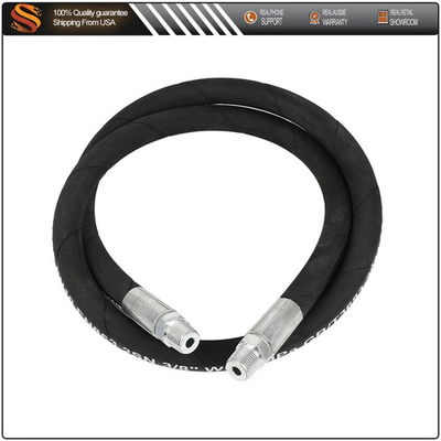 #ad #ad 4000PSI Pressure Washer Whip Hose Swivel 4 FT 3 8 NPT Solid M22 Female $16.55