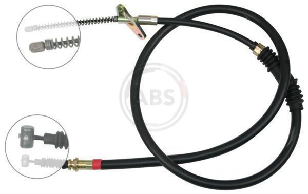 A.B.S. Bremsseil Seilzug Feststellbremse K15407 FüR Frontera Opel U92 Sport TDS-image