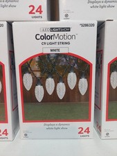 GEMMY LED LIGHTSHOW COLOR MOTION C9 24 LIGHT STRING CHRISTMAS LIGHT SHOW 23 Ft
