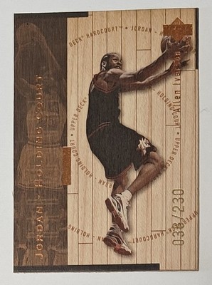 1998-99 Upper Deck Hardcourt Allen Iverson Michael Jordan Holding Court #/230