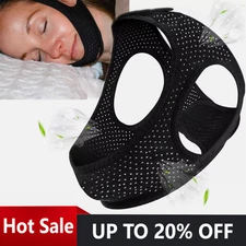 Apnea Snore Stop Belt Anti Snoring Chin Strap Snoreless Sleep Jaw Solution US