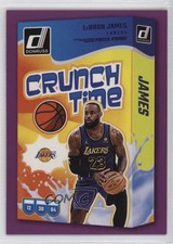 2024-25 Panini Donruss Crunch Time Press Proof Purple LeBron James #4 1i7s