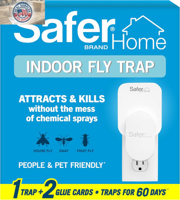 Home Indoor Plug-In Fly Trap - SH502 - Effective Fruit Fly Traps for Indoors, Gn