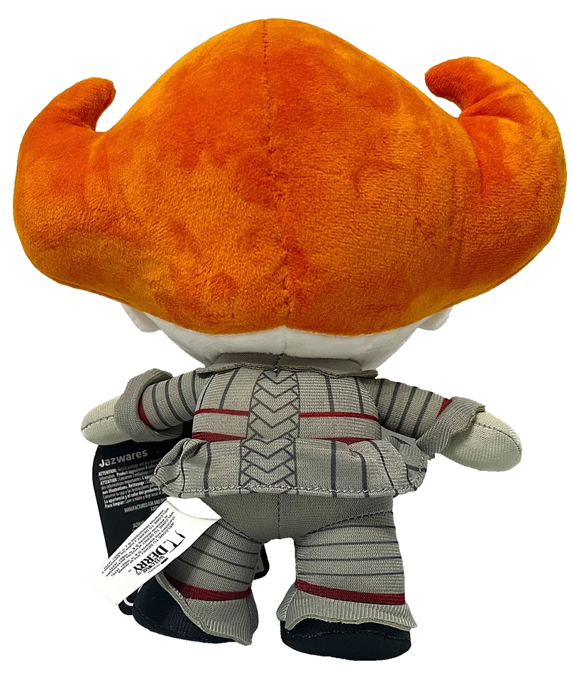 IT WELCOME TO DERRY Pennywise злой клоун 9» плюшевый ужас 2025 Jazwares новый - Изображение 2 из 2