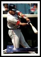 Eddie Murray 1996 Topps #125 Indians MLB READ FREE SHIPPING AutographDen
