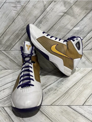 Nike Kobe Hyperdunk Supreme Lakers Home 2008 Hyper Dunk Shoes 333373-172 Sz 10.5