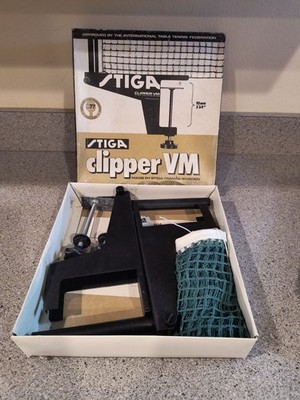 Vintage STIGA Clipper VM Table Tennis NET SET New Open Box
