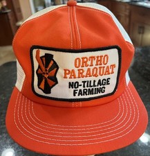 VTG Ortho No Tillage Farming K Brands SnapBack Trucker Cap Hat Mesh USA