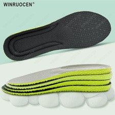 Deodorant 4D Latex Memory Foam Insole Sport Comfortable Plantar Fasciitis Pads F