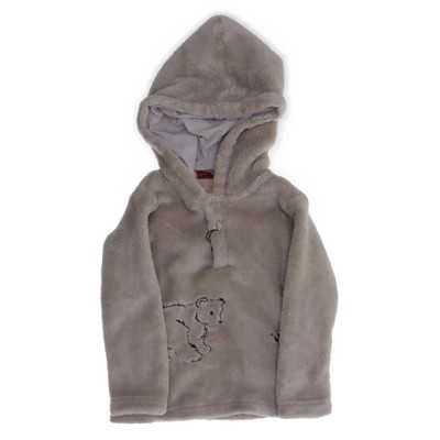 Fun Time, Kapuzenpullover, Größe: 86, Beige, Einfarbig, Fleece #eml
