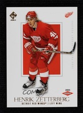 2002-03 Pacific Private Stock Reserve 83/99 Henrik Zetterberg #160 0ll