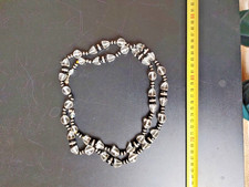 COLLIER SAUTOIR ART DECO CRISTAL COCO 120CMS CRISTAL ET JAIS RARE ET VRAI