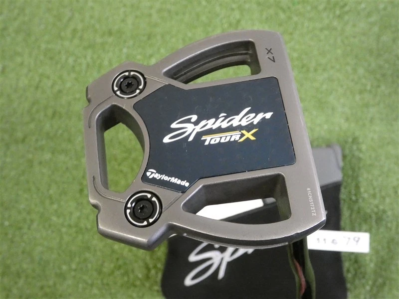 Паттер TaylorMade 2023 Spider Tour X DB с двойным изгибом 35 дюймов с HC Super Stroke - Изображение 2 из 4