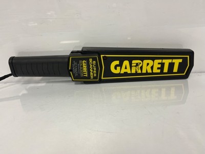 Garrett Super Scanner Handheld Metal Detector Model 1165170 Tested Working