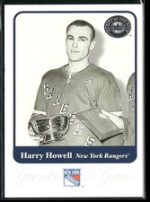 2001-02 Fleer Greats of the Game Harry Howell #58 New York Rangers