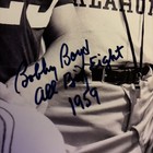 Bobby Boyd All Big 8 1959 signed 8x10 sitting with Oklahoma coach Bud Wilkinson  — photo 5