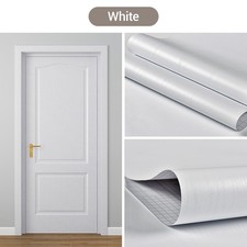 3D Realistic Wooden Pattern Door Sticker Peel and Stick Self-Adhesive Wallpaper