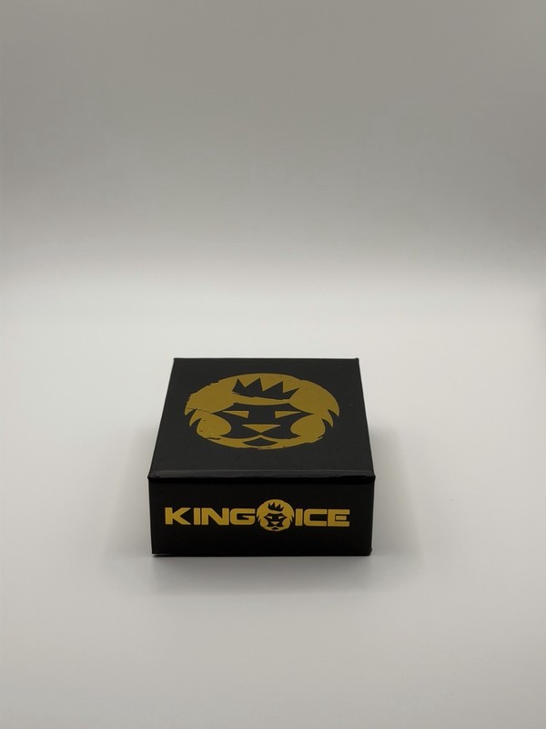 King Ice Ankh Snake Pendant Gold Plated Charm Amulet For Men - Product main view