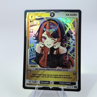 Gamersupps Vcard Divine Chaos GX Aura 1st Edition Holo Power 8 Vtuber