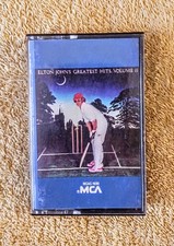 GREATEST HITS, Vol. 2 by ELTON JOHN Cassette TAPE 1990, MCA RECORDS VINTAGE EX.