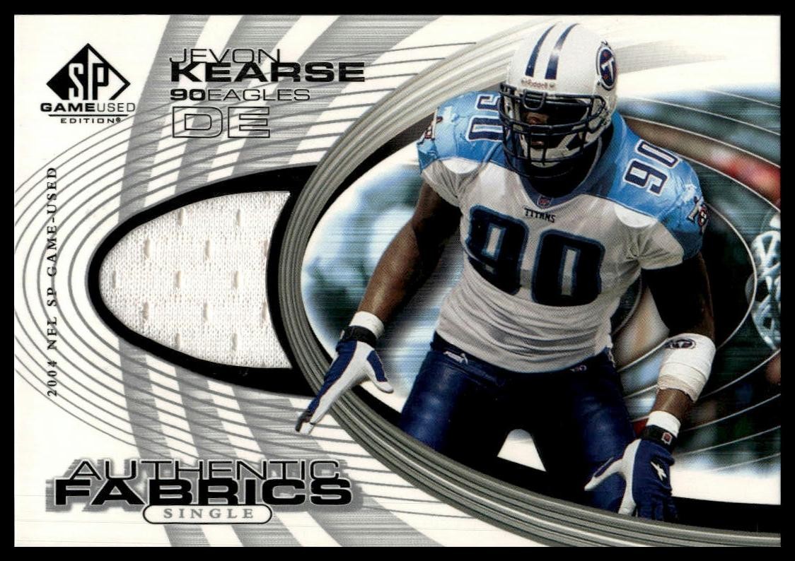 2004 SP Game Used #AF-JK Jevon Kearse Authentic Fabrics MEM