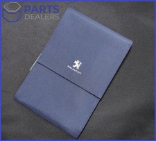 GENUINE PEUGEOT WALLET DOCUMENT FOLDER FOR HANDBOOKS DRIVER OWNERS MANUAL