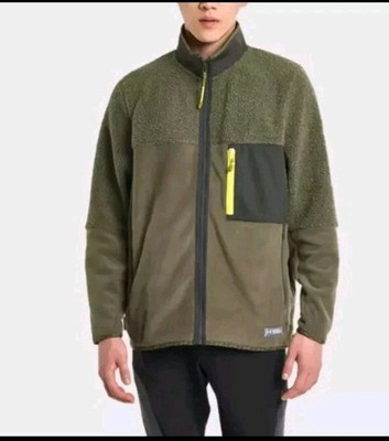 Under Armour Men's XXL UA Polartec  Maxx Full Zip Jacket Olive Green Fleece