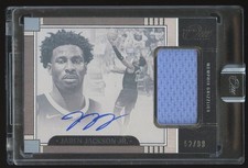2023 Panini One And One Jersey Autographs #Ja-Jjj Jaren Jackson Jr. #/99 Encased