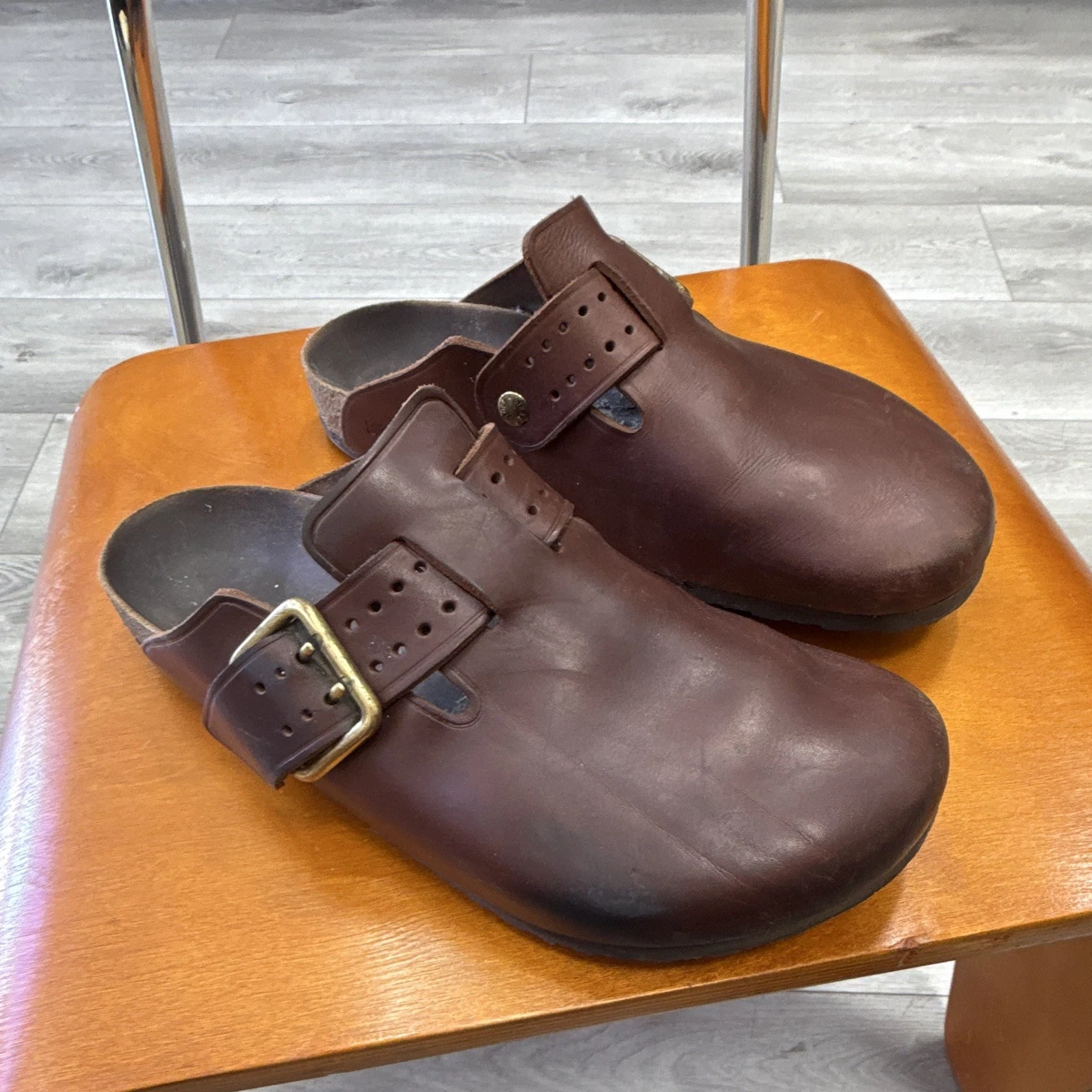 Birkenstock Leather Upper Brown Casual Shoes for Men for sale | eBay