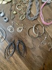 Costume Jewelry Lot Rings, Bracelets, Earrings, Necklaces, Watches, Chokers +4#  — photo 9