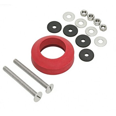 Toilet Tank Bowl Gasket Seal Kit 6102 with Foam Insert for Easy DIY Install