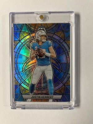2023 Panini Mosaic - Stained Glass Justin Herbert #SG-8  Chargers