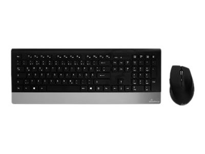 MEDIARANGE Keyboard Set MROS105 Optical Keyboard 1600 dpi 107 Keys QWERTZ USB