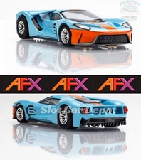 AFX Ford GT Heritage #6 Gulf HO Slot Car Mega G+ 22052