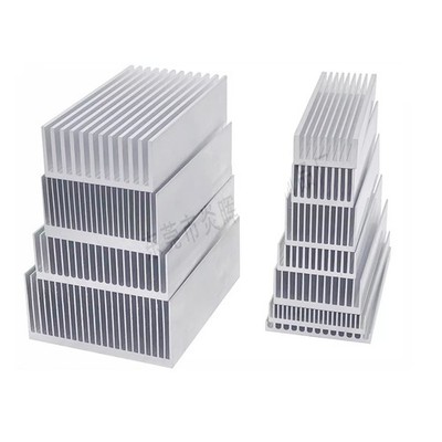 Alu Heatsink - Electronics-Amplifier-Audio Project Cooling Fin Cooler 60-300mm