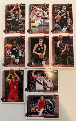 #ad Portland Trail Blazers 2025 26 Topps Basketball Team Set YANG🔥AVDIJA 🔥SHARPE $2.99