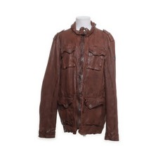 Gipsy, Lederjacke, Herren, Größe: XL, Braun, Einfarbig #2bA