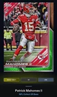 Topps NFL Collect Patrick Mahomes Green Lightning Tier 7 DIGITAL